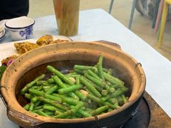 啫啫豆角-天宝食坊·啫啫煲大排档(西华路店)