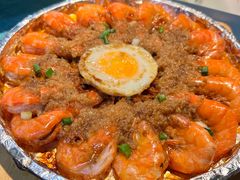 蒜蓉铁板虾-老家信阳菜(北京路店)