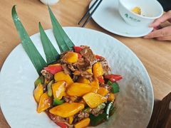 芒果炒牛肉-纳禾春.云南.版纳特色菜.傣味手抓饭(南亚店)