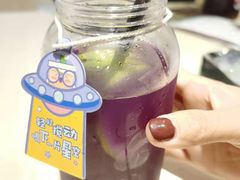 蝶豆青柠星空茶-孖记茶档·热腾茶餐(荔湾领展广场店)