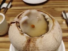 椰子炖乌鸡-陈鹏鹏潮汕菜(欢乐海岸 海边景观店)