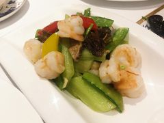 小葱酿虾胶羊肚菌-Yan Ting 宴庭中餐厅(上海静安瑞吉酒店)