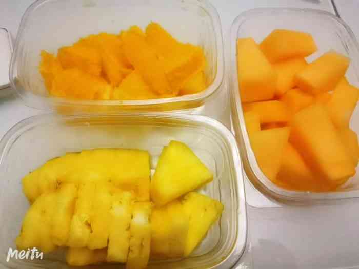 浣熊鲜生水果·果切·果捞(食客鲜生美食广场店)-"第一次点这家的外卖