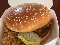 香辣鸡腿堡-肯德基(宁波万达店)
