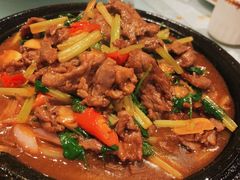 京葱爆羊肉-东方亚克西餐厅(西康路店)