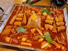 鱼饼火山炒年糕-包装马车·韩国料理·포장마차