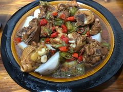 鲜椒芋儿鸡-朱大嘴肥肠血旺(福字街店)