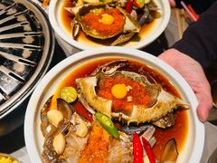 -草家酱蟹炭火烤肉店(珲春南路一店)