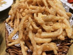 炸崂山参（桔梗）-萃和楼海鲜酒店(汉口路店)