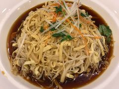 油淋金针干豆腐-黄家饺子东北特色菜馆(湖滨商业街店)