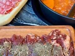 黑椒嫩牛排-热火朝天鲜切牛肉火锅(南强街巷店)