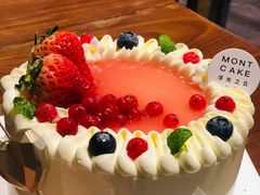 草莓日记水果奶油蛋糕-浮光之丘MontCake生日蛋糕(花牌坊店)