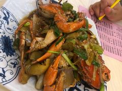 姜葱炒蟹-桥东喜碧海鲜街(水东街店)