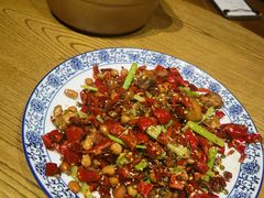 干煸辣子鸡-汉小城·老铫子藕汤·乡野湖北菜(江汉路吉庆街店)
