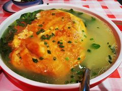 豌豆尖泡蛋汤-洪霞餐馆·川菜·鲜货现炒(两江春城店)