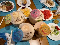 -亚龙湾希尔顿自助餐厅·海鲜·烧烤·沙滩BBQ·现场乐队