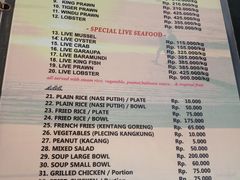 菜单-Ganesha Pudak Cafe