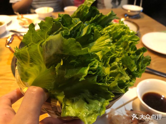 傲徕轩·海鲜火锅-生菜图片-上海美食-大众点评网