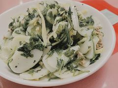 荠菜冬笋肉丝炒年糕-蘭心餐厅(进贤路店)