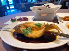香醋酥嫩黄花鱼-海口万豪中餐厅·粤菜·海南菜· 平价海鲜·茶点· KTV包房