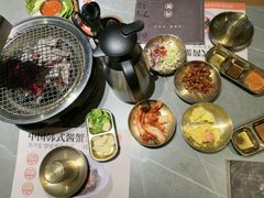 -草家酱蟹炭火烤肉店(珲春南路一店)