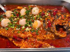 荔枝香辣-鱼酷活鱼烤鱼(南京水游城店)