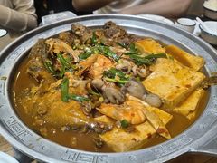 -东来菜馆•手抓海鲜家常菜•海鲜锅贴(鸽子窝店)