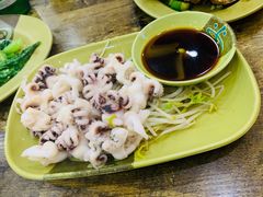 芥末白灼八爪鱼-贞姨美食·老字号海鲜大排档