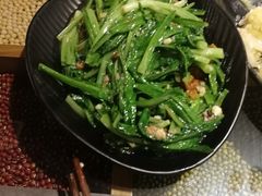 豆豉鲮鱼油麦菜-潮十三潮汕砂锅粥(高新四路大都荟店)