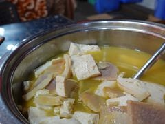 手工豆腐笋干汤-国生茶庄·地道农家菜团建活动