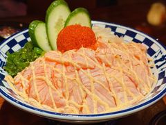 三文鱼明太子盖饭-摩打食堂(喜荟城店)