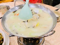 鸡枞菇白贝浸冬瓜-朕悦鹧鸪饭私房菜