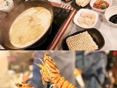 -鲜入围煮花胶鸡海鲜火锅