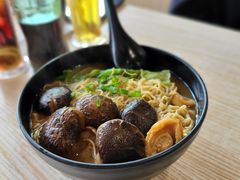 蚝皇鲍鱼冬菇菜面-路环码头面馆