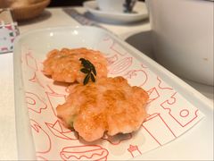 手工虾饼-珊海荟海鲜楼·天津菜·海肠捞饭·皮皮虾锅贴王(佛罗伦萨店)
