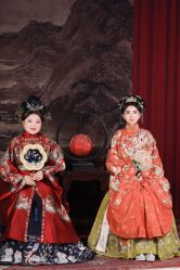 -后宫·古装汉服京剧儿童亲子全家福摄影