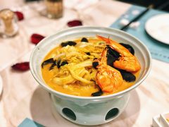 大虾烩白菜-子霖南山鲜虾面(南山总店)