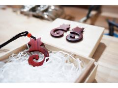 喵吊坠-五月木作·DIY木作文创体验店(北京路店)