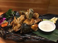 三文鱼头盐烤-老村旧煲(江宁金鹰店)