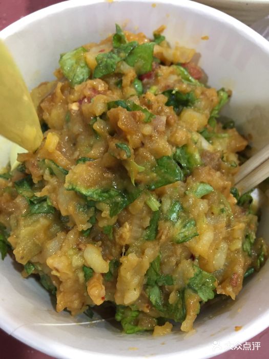 合香百合饭包(兴隆大天地店)土豆拌茄子图片