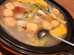 娃娃菜蛋饺煲-梁家大院•农家菜(昆山会展中心店)