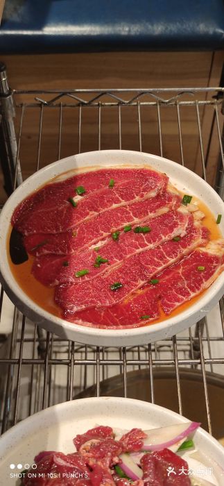 小米烤肉·和牛原切-创意韩料(东关店)葱香秘制牛五花图片