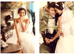 豪华室内婚纱-龙摄影新人世界(万州店)