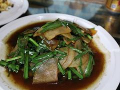 韭菜炒土豆-侯家庄私房菜馆观景餐厅