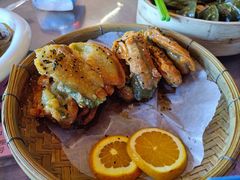 蜜汁酥炸冰川茄子-园林美食城·本土农家菜(杨和镇店)