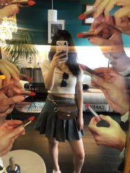 -复古绿·少女主题美甲美睫