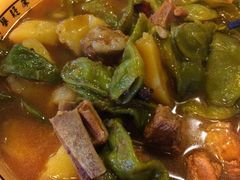 炖排骨豆角-鹤乡东北菜(崮山路店)