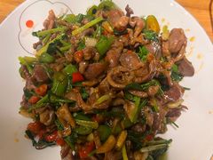 小炒鸡胗-小俩口烧烤东北菜(双井店)