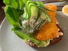 炸比目鱼柳三明治-BOR Eatery(安福路店)