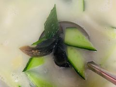 黄瓜皮蛋汤-胖子菜馆(花园餐厅店)